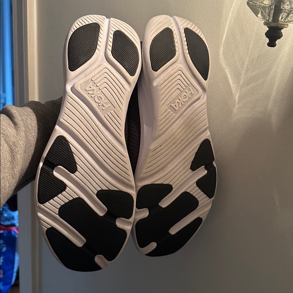 Hoka Men's Solimar Black and White Athletic Shoes, 12d ,replacement box - Picture 3 of 11